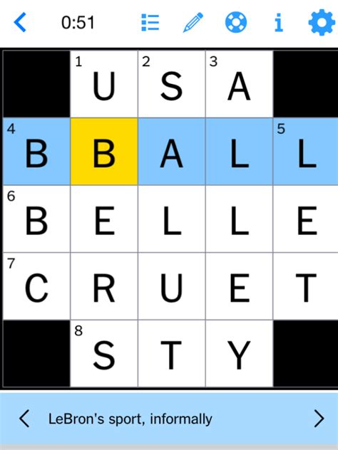 The New York Times Mini Crossword is a smaller, quicker version of the papers famous daily crossword puzzle. . Nyt crossword mini today
